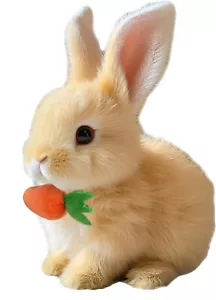 Realistic Bunny Toy - Walks & Talks - Educational Interactive Toy - Brown Rabbit - Picture 1 of 8
