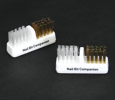 BEAUTY HEADQUARTERS Carbide Nail Drill Bit Cleaner 2 PCS