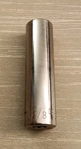 Craftsman USA 3/8" Deep Well Socket 6 Point 1/4" Drive Inverted G1 43577 - Picture 1 of 5