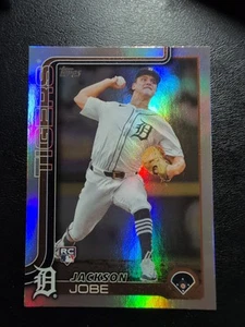 JACKSON JOBE RC Rainbow Foil 2025 Topps Series 2 #490 Detroit Tigers Star! - Picture 1 of 3