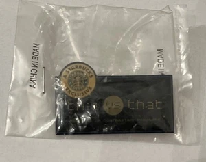 Sealed Starbucks Old Logo This Vs That Game Pin - Picture 1 of 2