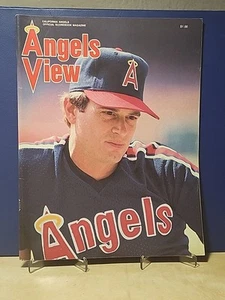 Angels View 1984 California Angels Official Scorebook Magazine Geoff Zahn - Picture 1 of 4