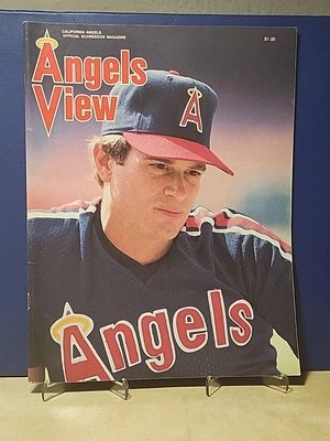 Angels View 1984 California Angels Official Scorebook Magazine Geoff Zahn - Image 1 of 4