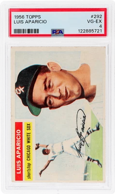 1956 Topps Luis Aparicio #292 PSA 4 Rookie RC - Image 1 of 2