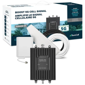 SureCall Fusion 5G Cell Phone Signal Booster for Homes, Offices | SC-FUSION5G-CA - Photo 1 sur 4