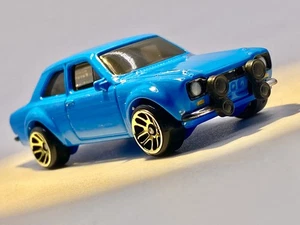 Hot Wheels🔥1970 Ford Escort RS1600 - 1:64 Blue Kroger Ltd Ed - Picture 1 of 17