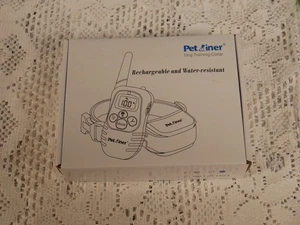 NIB PETAINER DOG TRAINING COLLAR 1 FOR 2 DOGS RECHARGEABLE / WATER RESISTANT - Picture 1 of 9