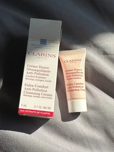 CLARINS Extra Comfort Anti Pollution Cleansing Cream Moringa Mango 5ml travel - Picture 1 of 2
