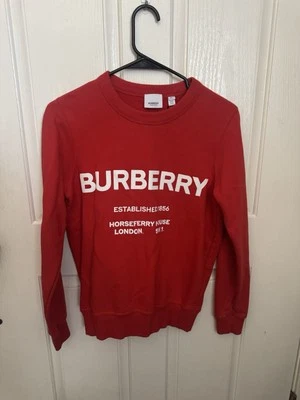 Suéter vermelho Burberry gola redonda TAMANHO XXS - Imagem 1 de 4