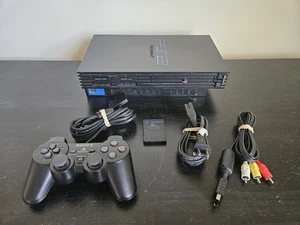 Sony PlayStation 2 PS2 Fat Console Bundle SCPH-50001 Memory Card And Controller - Picture 1 of 12