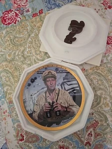 Ebay Franklin Mint John Wayne Symbol of Americas Naval Heroes, Gold Rim 24k - Picture 1 of 3