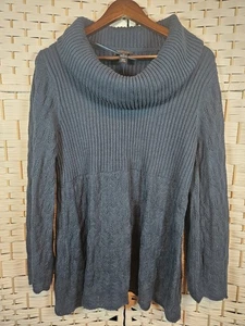 Style & Co Damen Pullover Pulli türkis Wasserfallausschnitt Gr. XL neu mit Etikett - Bild 1 von 11