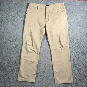 Untuckit St. Clair Pants Mens 35x30(Act. 36x29) Tan Chino Relaxed Fit Stretch - Picture 1 of 11