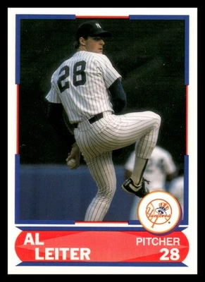 1989 Score Young Superstars 1 #17 Al Leiter New York Yankees Baseball Card - Image 1 of 2