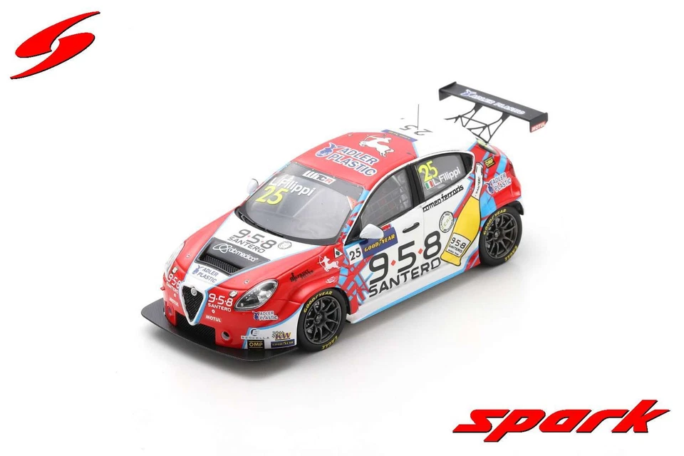 Spark S8972 1/43 Alfa Romeo Giulietta TCR #25 Team Mulsanne 9ª Gara 2 WTCR 2020