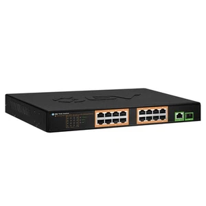 -Tech 18 Ports Long Range PoE+ Switch (16 PoE+ Ports | 1 Gigabit Ethernet upl... - Picture 1 of 7