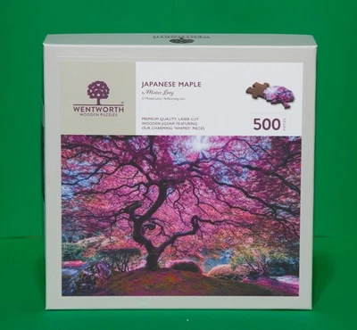 NOVO Quebra-cabeça de Madeira Wentworth Bordo Japonês por Moises Levy - 500 Peças - Aposentado - Imagem 1 de 4
