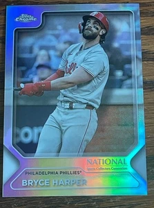 Bryce Harper 2025 Topps Chrome NSCC SILVER PACK National Convention Free Ship - Picture 1 of 3