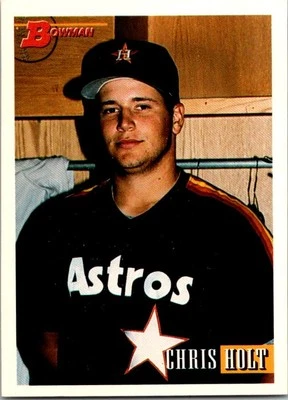 1993 Bowman Chris Holt RC 264 Houston Astros - Image 1 of 2