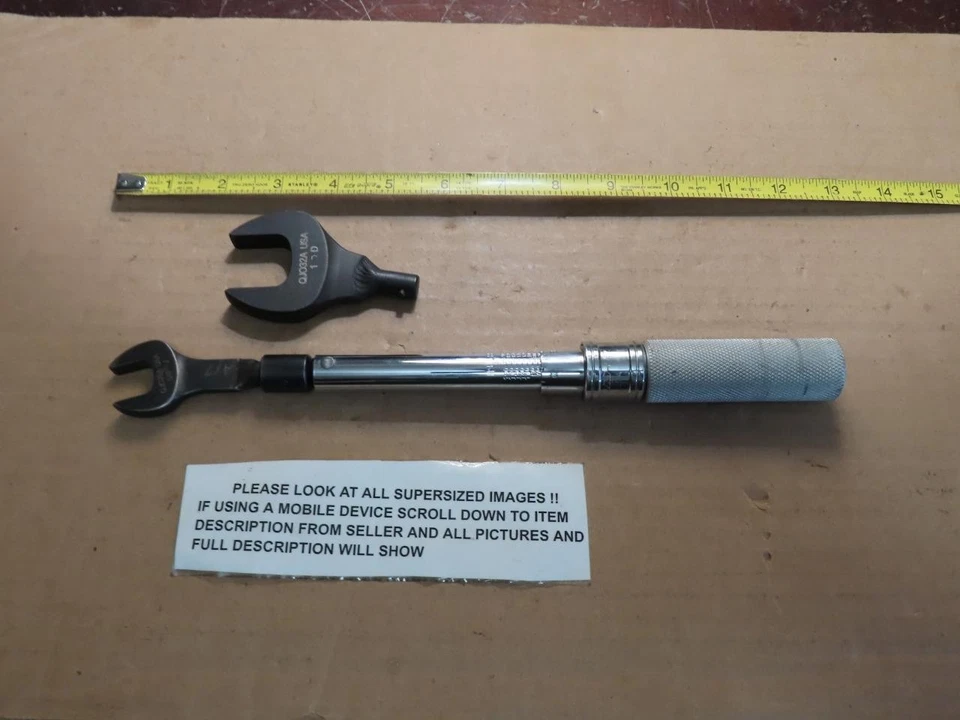 SNAP ON ADJUSTABLE TORQUE BODY QC1I200 + 2 J SHANK HEADS 5/8" - 1" (NEW) NICE - Image 1 of 1