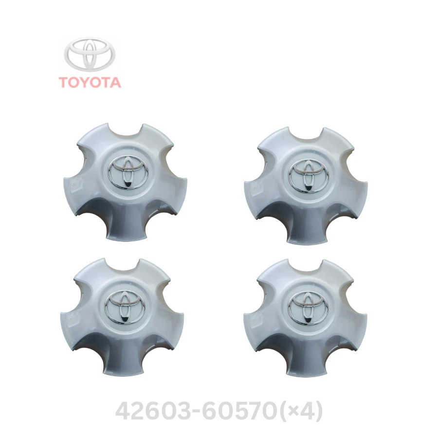 TOYOTA WHEEL CENTER CAP COVER 42603-60570(×4) For LAND CRUISER GENUINE OEM - Image 1 of 1