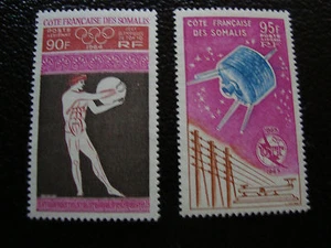 COTE DES SOMALIS - timbre yvert et tellier aerien n° 41 42 n** (A8) stamp - Picture 1 of 1