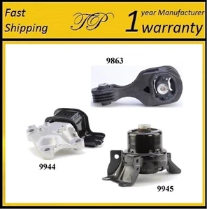 3 PCS MOTOR & TRANS MOUNT FOR 2014-2020 HONDA FIT 1.5L EX & EX-L, I-VTEC ENG - Picture 1 of 5