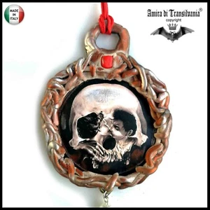 Talismano Magico Amuleto Portafortuna Teschio Amore Pendaglio Ciondolo Collana - Imagen 1 de 24