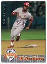 1992 Upper Deck All-Star FanFest #48 Lou Brock St Louis Cardinals