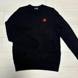 Diesel Men M One Point Logo Knit Luxury Casual Style Warm Fall Winter Used LTD - Picture 1 of 5