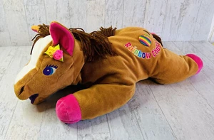 Vtg 1998 Lisa Frank 24" Plush Rainbow Chaser Brown Pony Horse Stuffins Stuffed - Picture 1 of 8