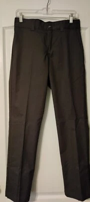 Dickies Mens Work Pants 28x32 Slim Fit Straight Leg 4 Pocket Gray New With Tags  - Image 1 of 4