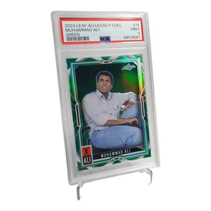 2024 LEAF ALI LEGACY COLLECTION MUHAMMAD ALI GREEN #14 7/7 PSA 9 - A10095 - Picture 1 of 2