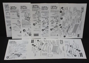 Lotto 10 rulli originali Lindberg Hi kit istruzioni anni 70 ecc condizioni - Foto 1 di 6