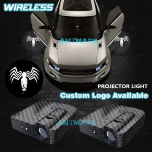 Spider Venom Symbol Wireless Car Door Courtesy Projector LED Ghost Shadow Light - Picture 1 of 9