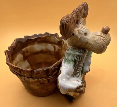 Candelabro Alce Planta Candy Holder 3D Esquí Cabina Lodge Decoración de Invierno Foto 1 de 4