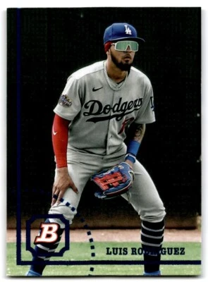 2022 Bowman Heritage Luis Rodriguez Los Angeles Dodgers #BHP-70 - Image 1 of 2
