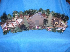 Cabin Fever rustikaler Wandbehang - verschiedene Außenszenen - Bild 1 von 2