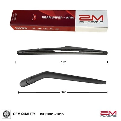 Rear Wiper Arm Blade For Toyota Prius 2004-2009 85241-47010 85242-47010 - Image 1 of 3