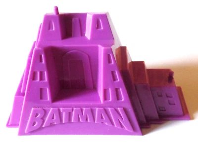 Pieza de juguete vintage 1997 DC COMICS "BATMAN" plástico púrpura Foto 1 de 4