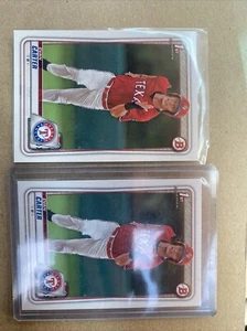 2020 Bowman Draft 1st Edition - #BD-126 Evan Carter (RC) Lot of 2! - Bild 1 von 5