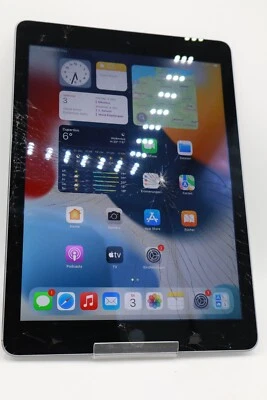 Apple iPad Air 2 64GB WLAN A1566 Space Grau Displayschaden #5074 - Bild 1 von 4