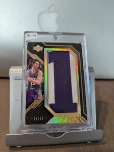 2008 UD Black Steve Nash Patch Auto  4/10 Rare #NA-SN - Picture 1 of 2