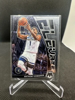 2022-23 Panini Mosaic Anthony Edwards Elevate Insert #5 Minnesota Timberwolves  - Image 1 of 2