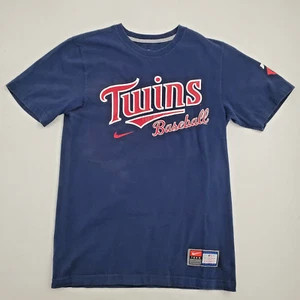 Toppa maglietta blu taglia small S gemelli baseball squadra Nike merce originale 2012 - Foto 1 di 8
