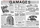 1933 Advert GAMAGES Model Telephones, Morse Code Sets etc Print Ad 708/154