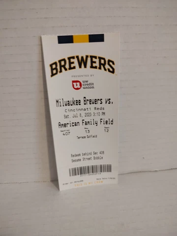 Elly De La Cruz '23 Reds vs Brewers Steals For The Cycle In 1 Inning Ticket Stub Cover