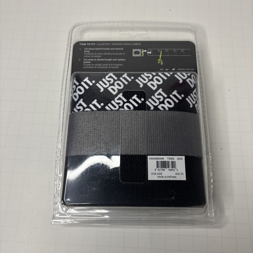 NIKE CINTURA UOMO WEB CONFEZIONE 3 IN 1 JUST DO IT. BORDO NERO GRIGIO PER ADATTARSI FINO A 42 20903