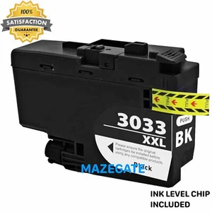 LC3033XXLBlack Ink Cartridge for Brother LC3033 MFC-J805DW MFC-J815DW MFC-J995DW - Picture 1 of 3