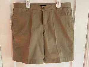 Lands' End School Uniform Girls Chino Khaki Shorts Size 16+ New, Never Worn - Picture 1 of 5